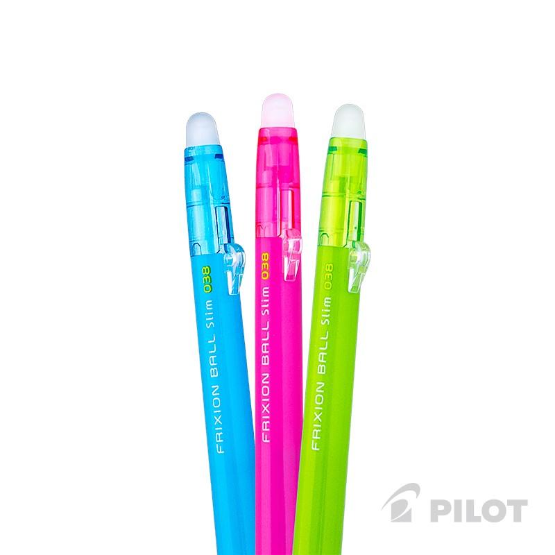 Set Lápiz Gel 0.38 FRIXION SLIM PILOT 3 Unidades (Borrables) - Imagen 2