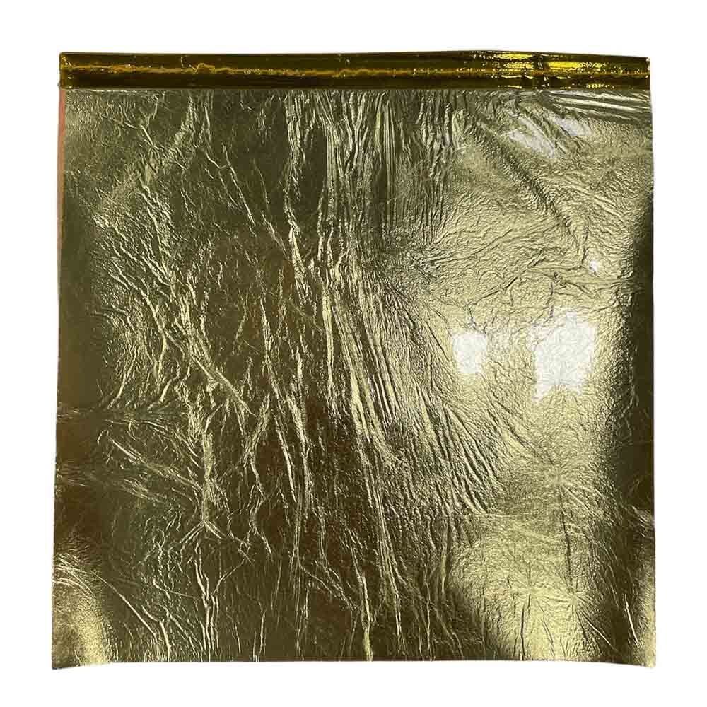 Hojas metálicas color Oro Mona Lisa (25hjs) - Imagen 2