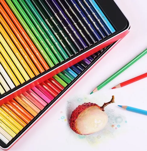 Lápices De Colores Giorgione Set 24 Colores Caja Metálica - Imagen 3