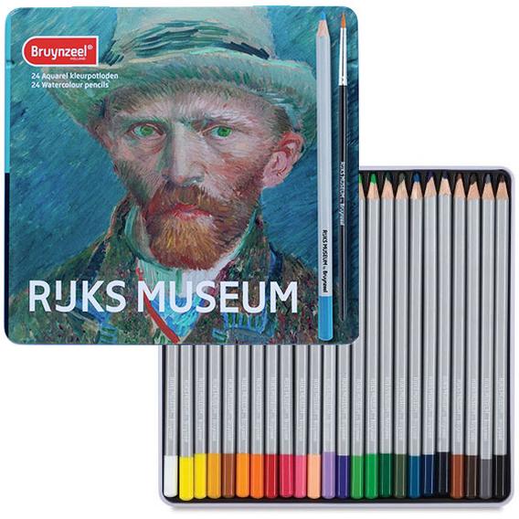 Lápices Acuarela Bruynzeel Rijks Museum 24 Colores - Imagen 2