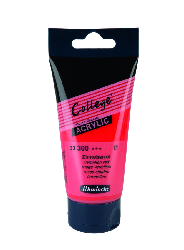 75ml college Acryl .vermilion red