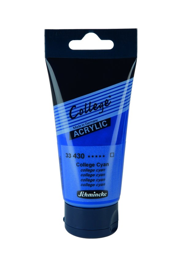 75ml college Acryl .college cyan