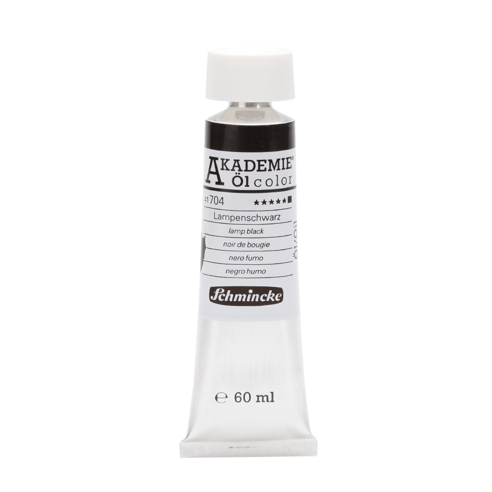 Óleo 60ml AKADEMIE Ö Lamp black