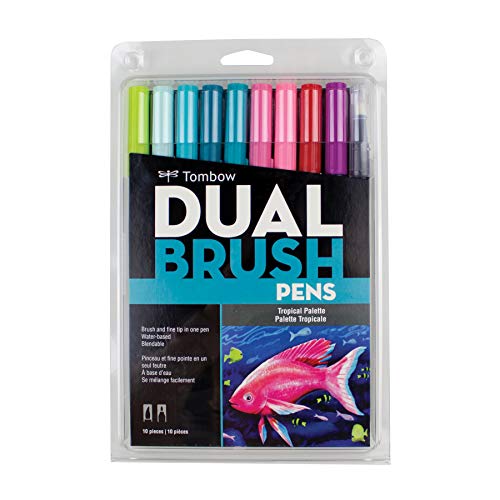 dual brush pen