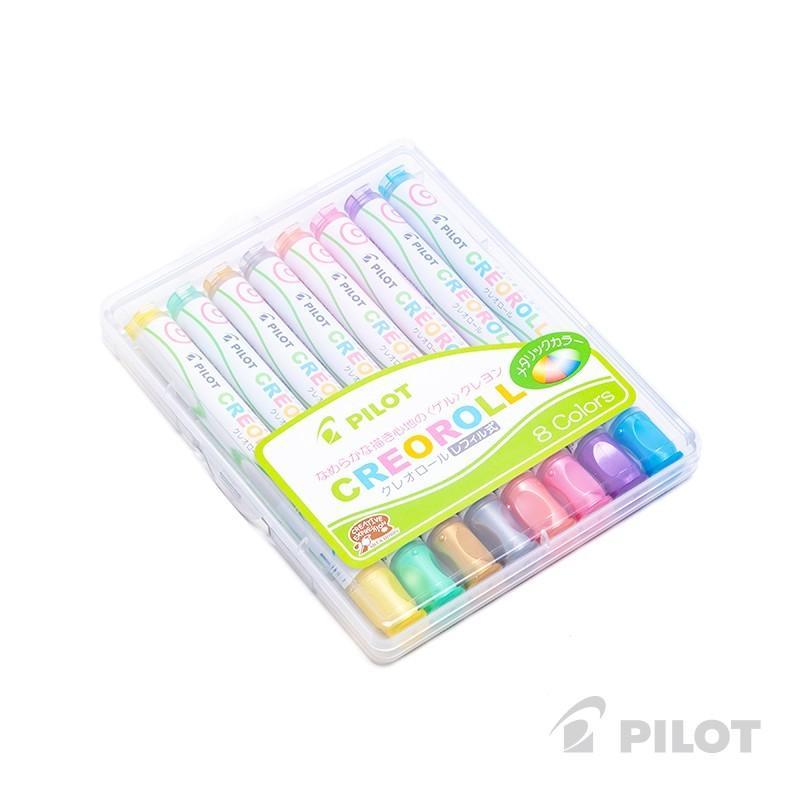 Creo Roll Set 8 Uni Colores Metalizados