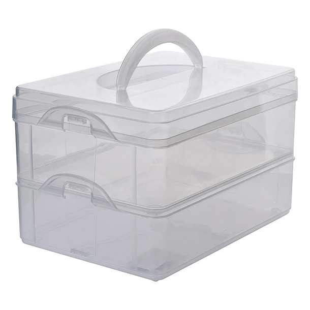 Caja Plástica Montable dos pisos