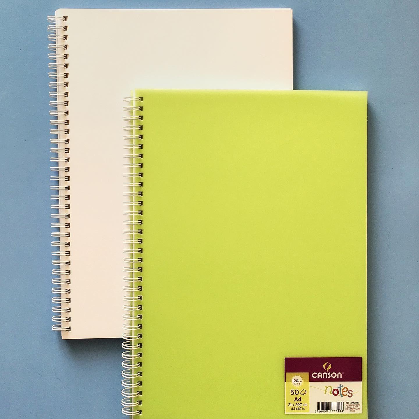 Canson Sketch Book Notes Papel Blanco A5 Color Verde - Imagen 3