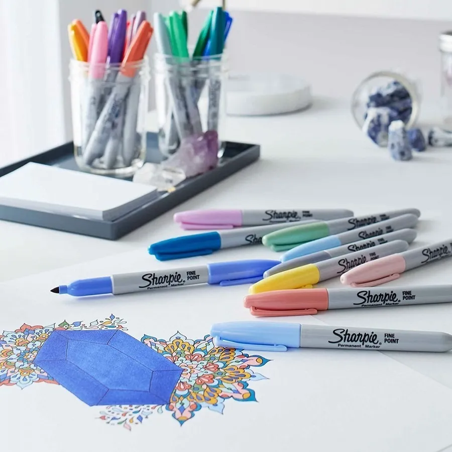MARCADORES PERMANENTES PUNTA FINA COLECCIÓN MÍSTICO SHARPIE (COLORES, 24 PZS.) - Imagen 3