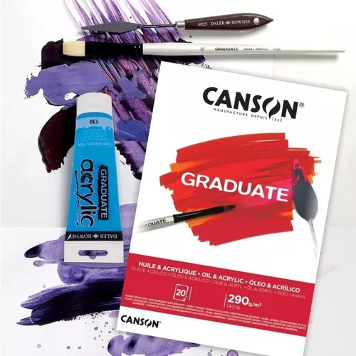 Canson Graduate - Croquera Óleo y Acrílico A4 21 x 29,7 cm 20 Hojas - Imagen 3