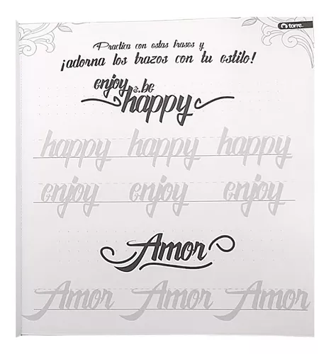 Libro Para Colorear Lettering 32 Hojas Torre - Imagen 5
