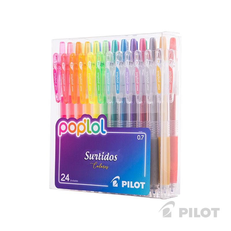 Set Lápiz Gel POPLOL 0.7 24 uni JELLY JELLY (24) PILOT