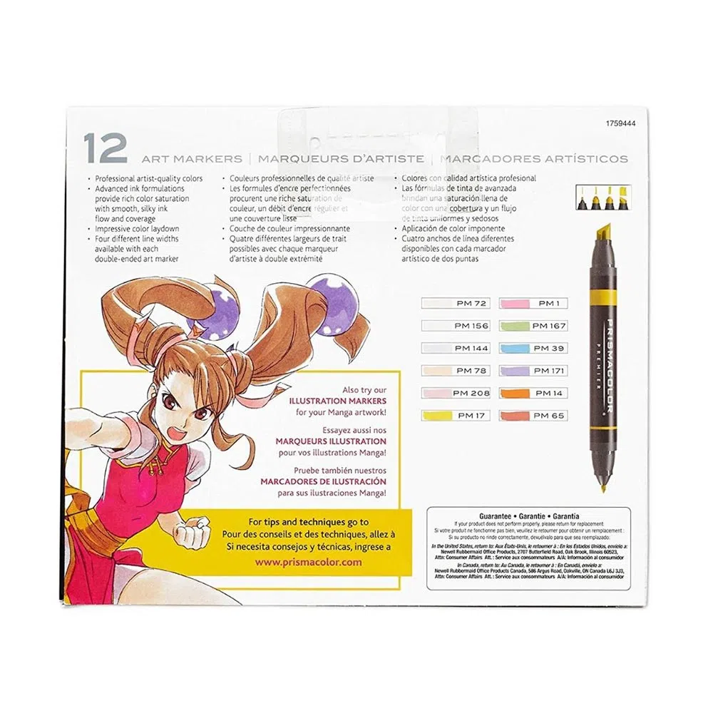PRISMACOLOR ART MARKERS 12 ILUSTRACION - Imagen 5