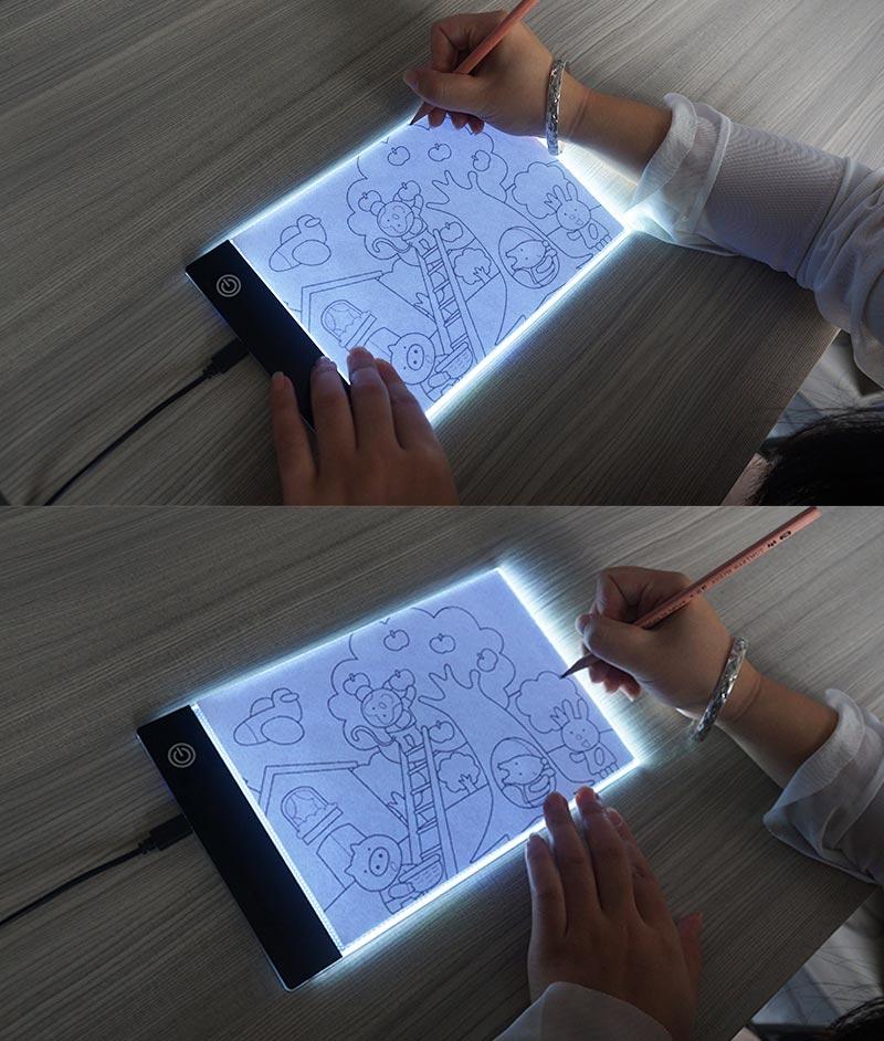 Tablero de Dibujo de Luz A5 de 24x15x0.5cm. - Imagen 3