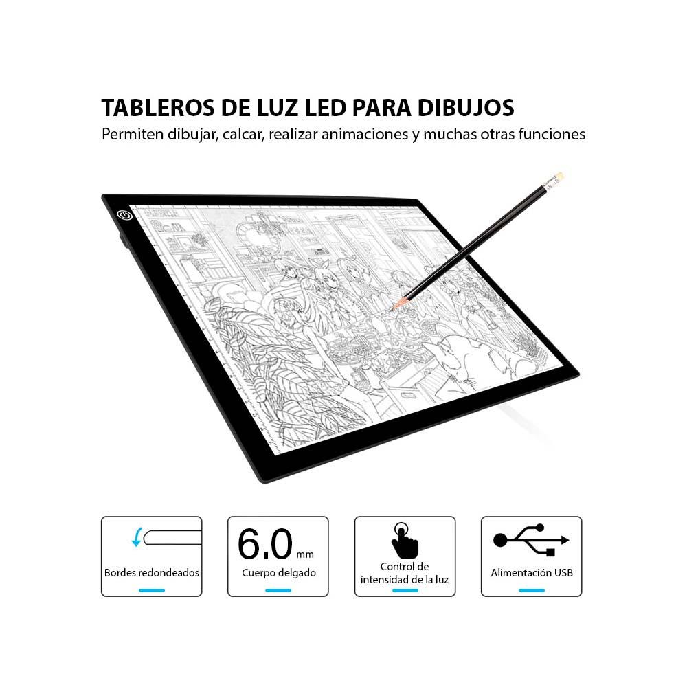 Tablero de Dibujo de Luz A3 de 46x33x0.6cm.