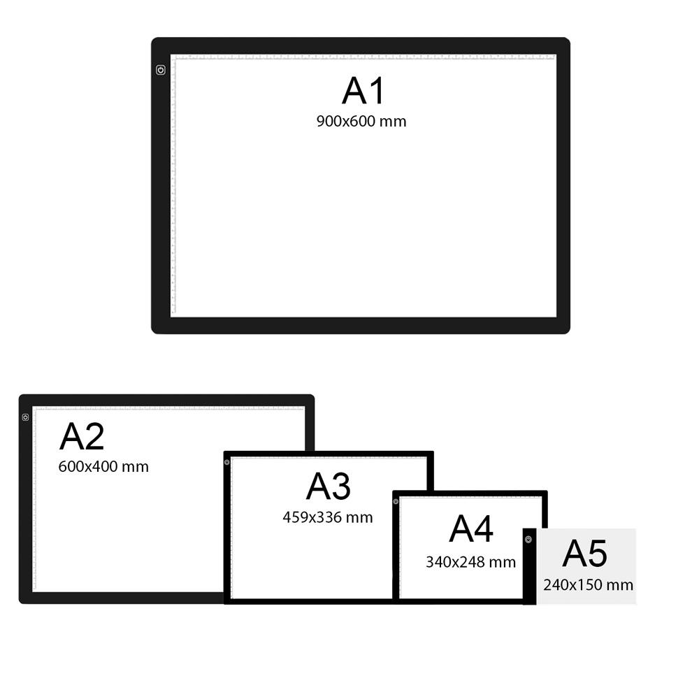 Tablero de Dibujo de Luz A3 de 46x33x0.6cm. - Imagen 2