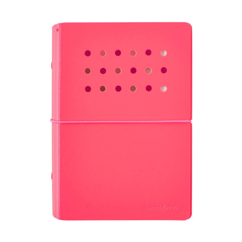 Agenda Pin A6 Fucsia c/ 4 Anillos Sworld