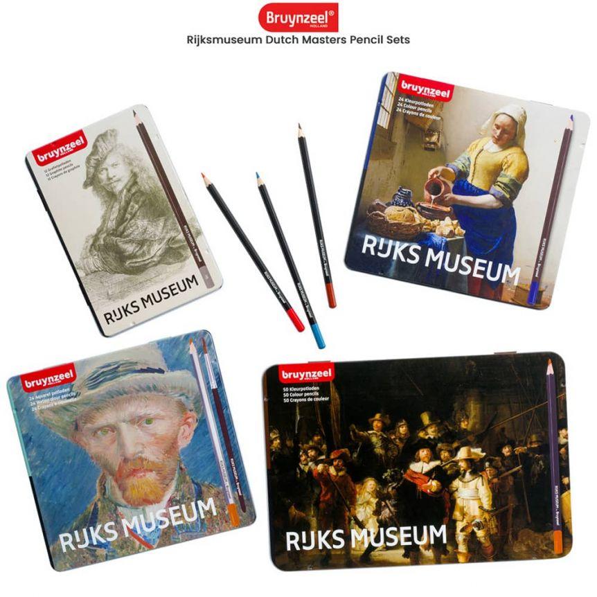 Lápices Acuarela Bruynzeel Rijks Museum 24 Colores - Imagen 5
