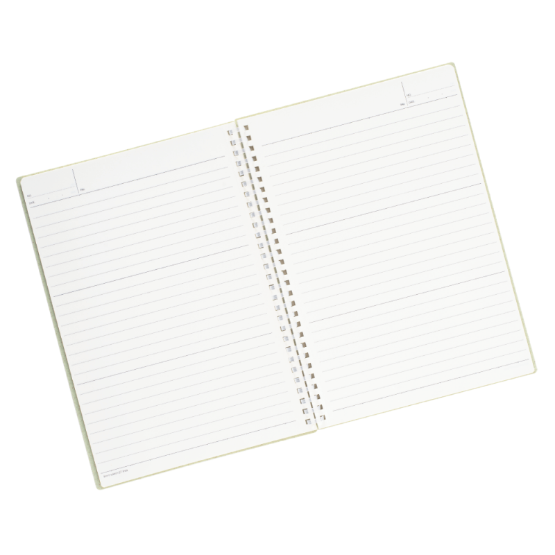 Cuaderno 60 hojas B5 Verde Pastel Anillado Sworld - Imagen 3