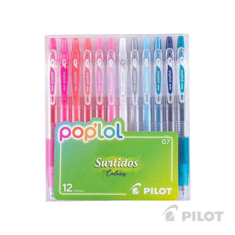 Set Lápiz Gel POPLOL 0.7 12 uni UNICORN (13) PILOT