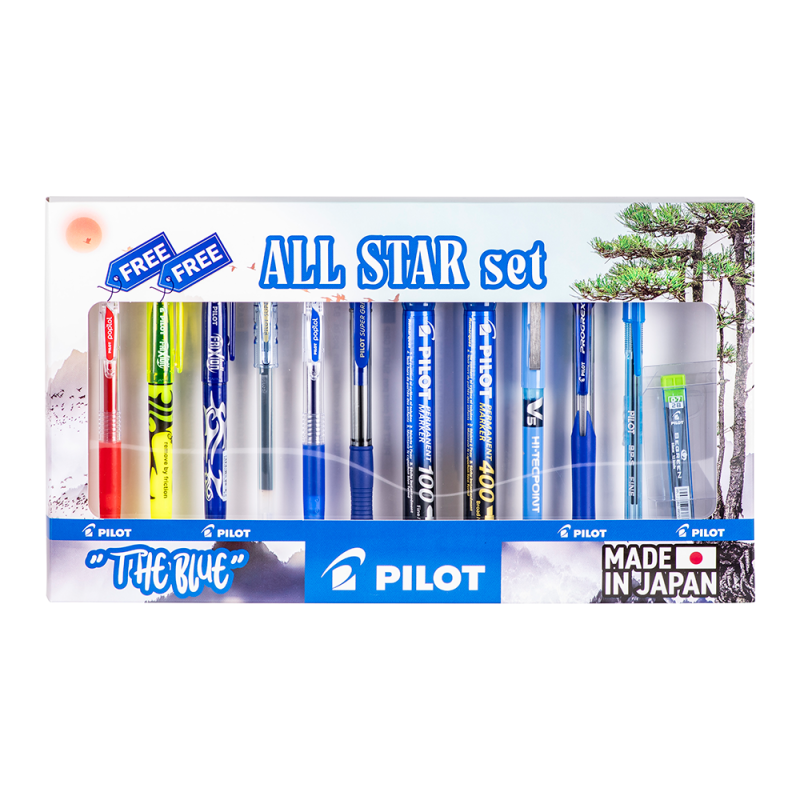 Set Lápices All Star The Blue 10 un.Pilot - Imagen 2
